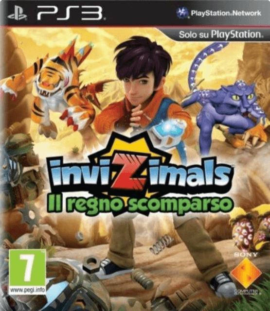 Invizimals: El Reino Escondido box art for Playstation 3